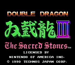 Double Dragon III - The Sacred Stones (U) [T+Rus1.1 Chief-Net (14.04.2018)]-video